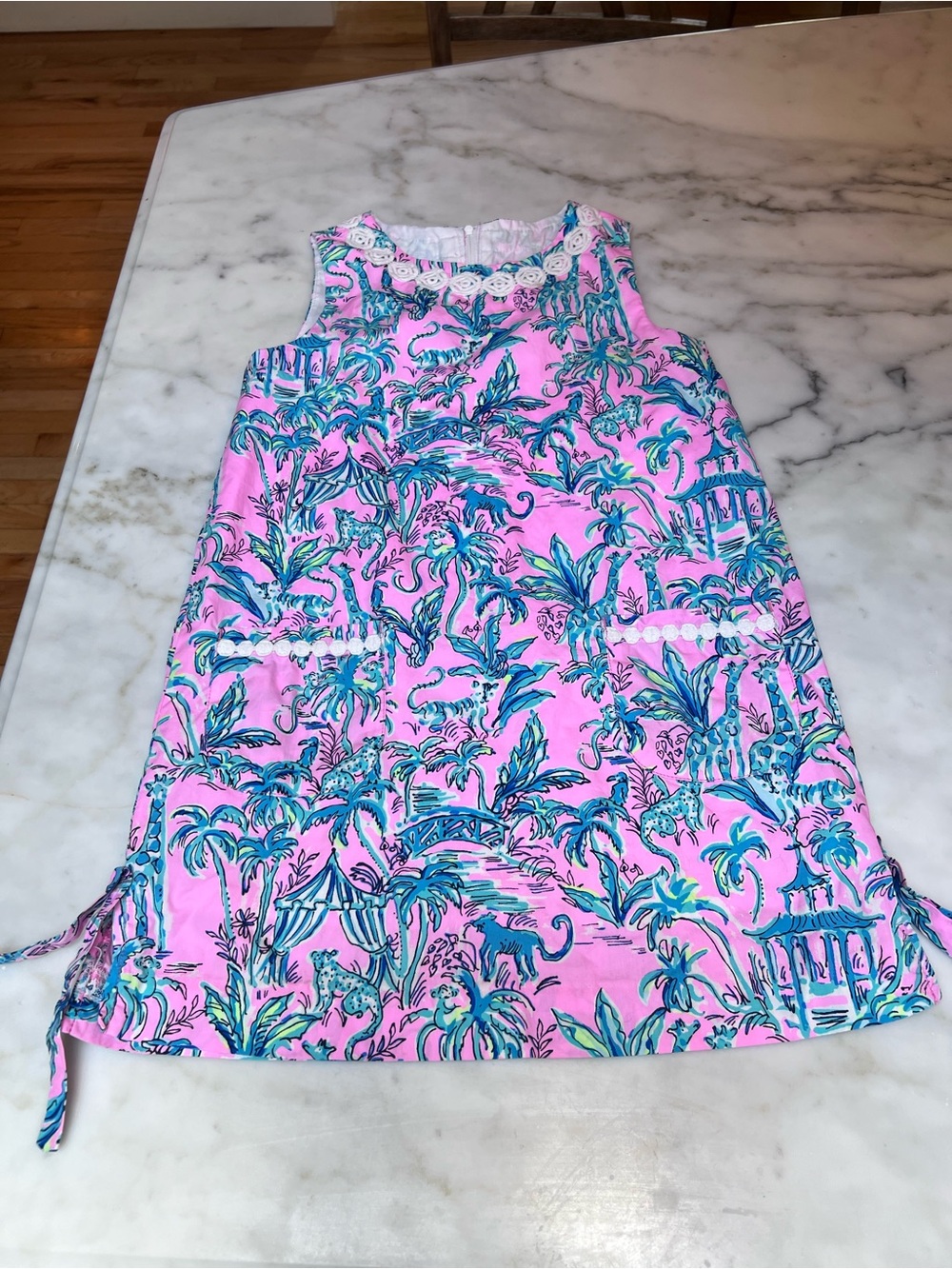 Lilly Pulitzer Pink Tropical Print Girls' Nightgown